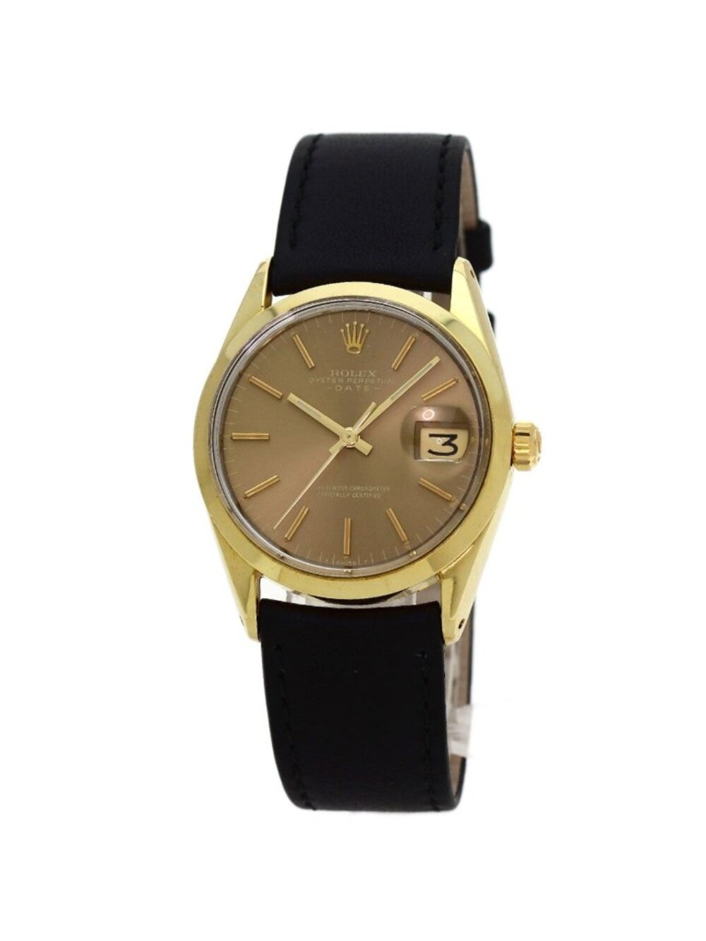 Rolex Oyster Perpetual Watch Leather